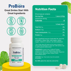 Patented ProBiora blend adheres to teeth and gumline for targeted action