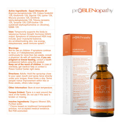 Gym scene with proBLENopathy HGH spray for recovery support