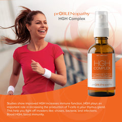 Bottle with dosage guidance for consistent use of proBLENopathy HGH spray