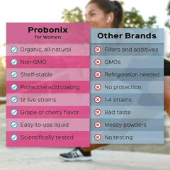 Grape-flavored Probonix Humarian probiotic ready to mix.
