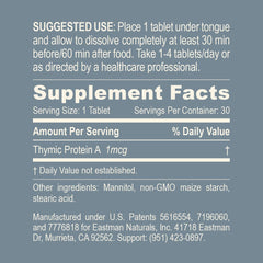 ProBoost Thymic Protein A Tablets displayed for daily immune support on the go.