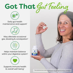 Probulin Daily Care vegan capsules on a plain background, emphasizing plant-based ingredients.