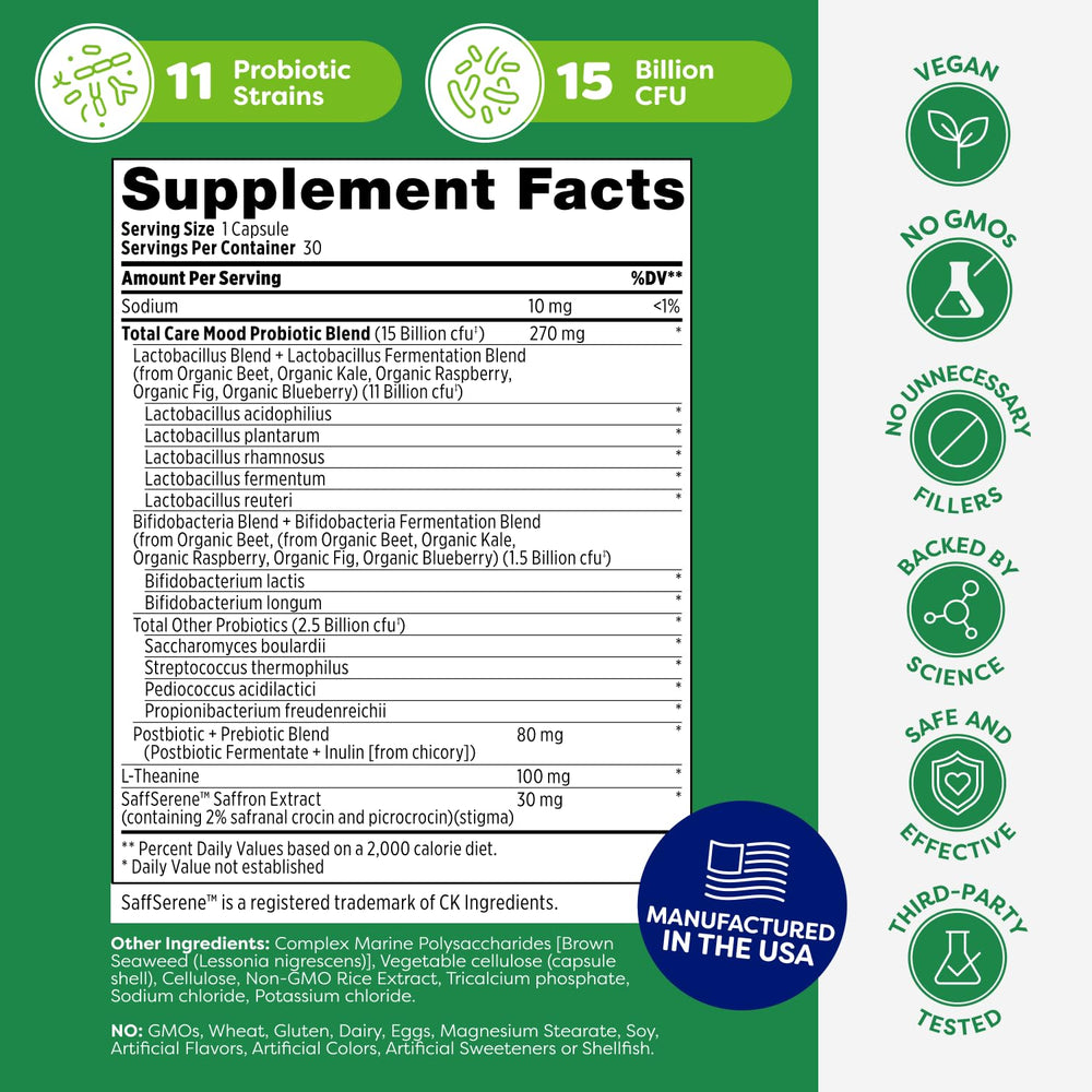 Probulin Mood Probiotics for women use daily ritual