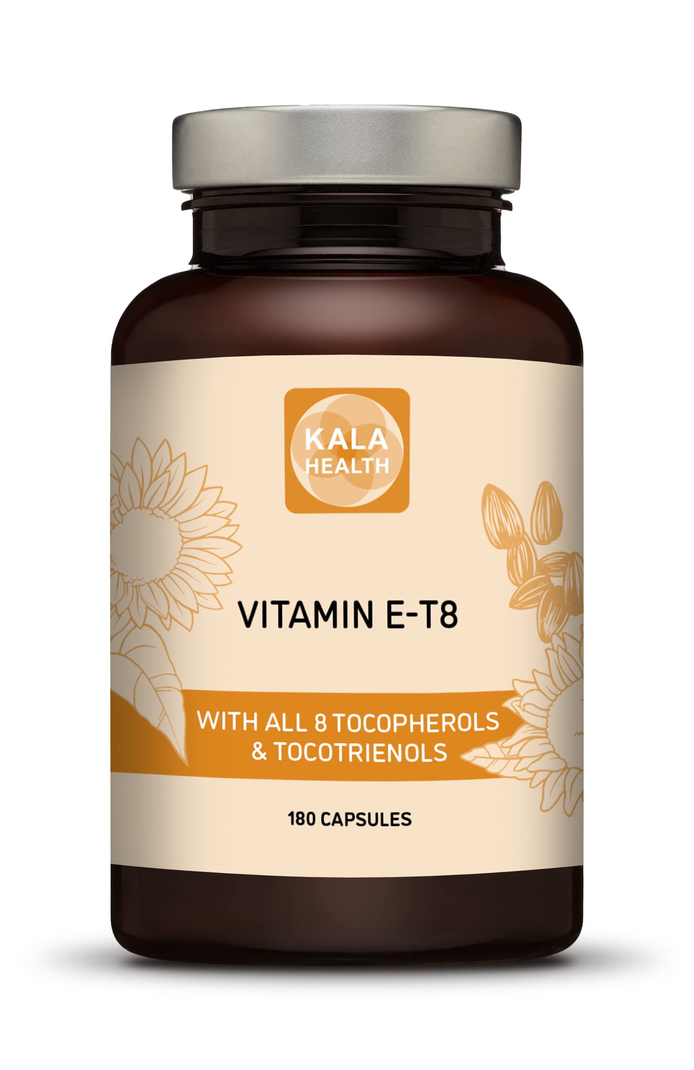 Procapsin capsules close-up highlights complete vitamin E forms for balanced support.