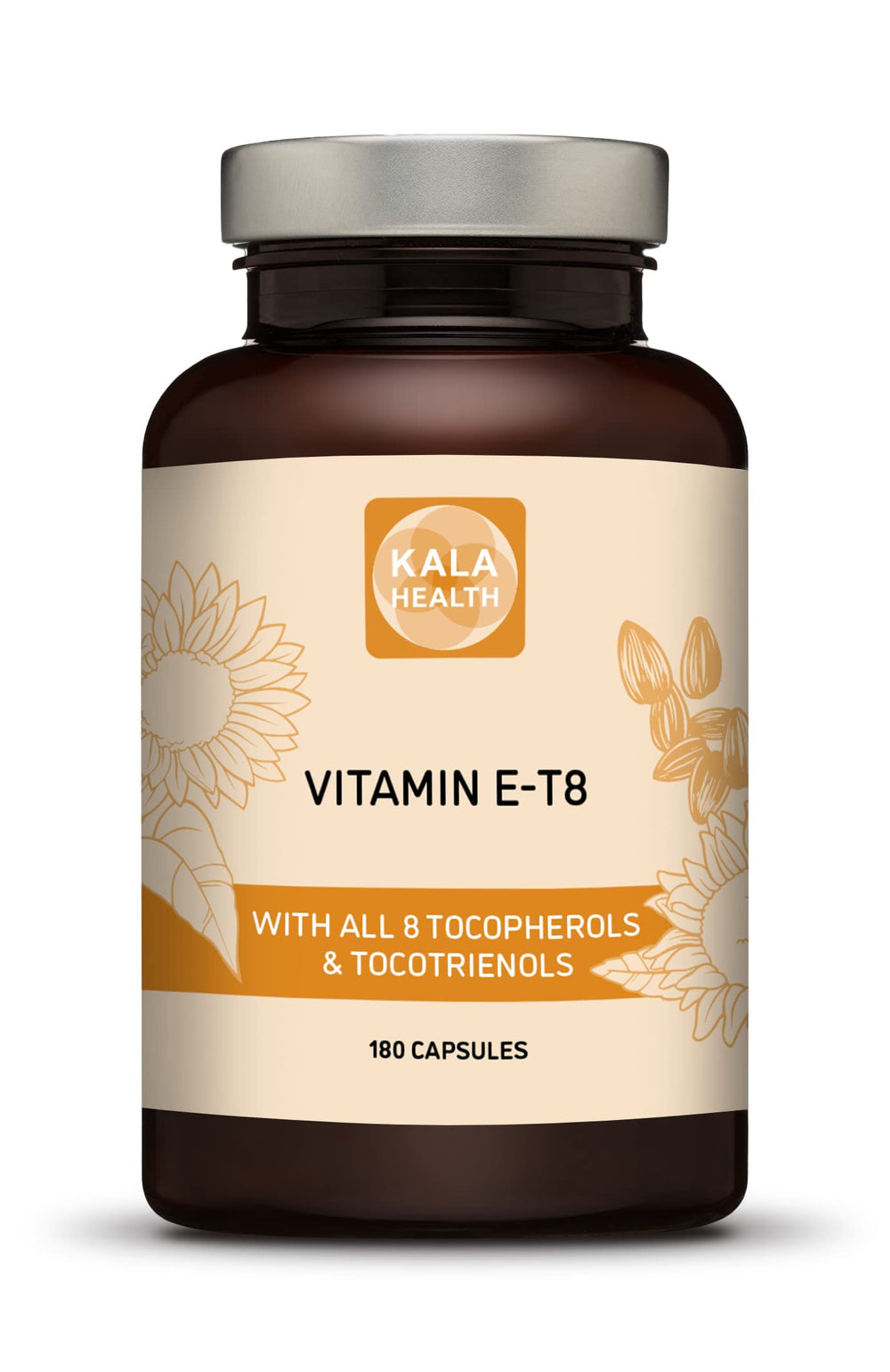 Procapsin capsules close-up highlights complete vitamin E forms for balanced support.