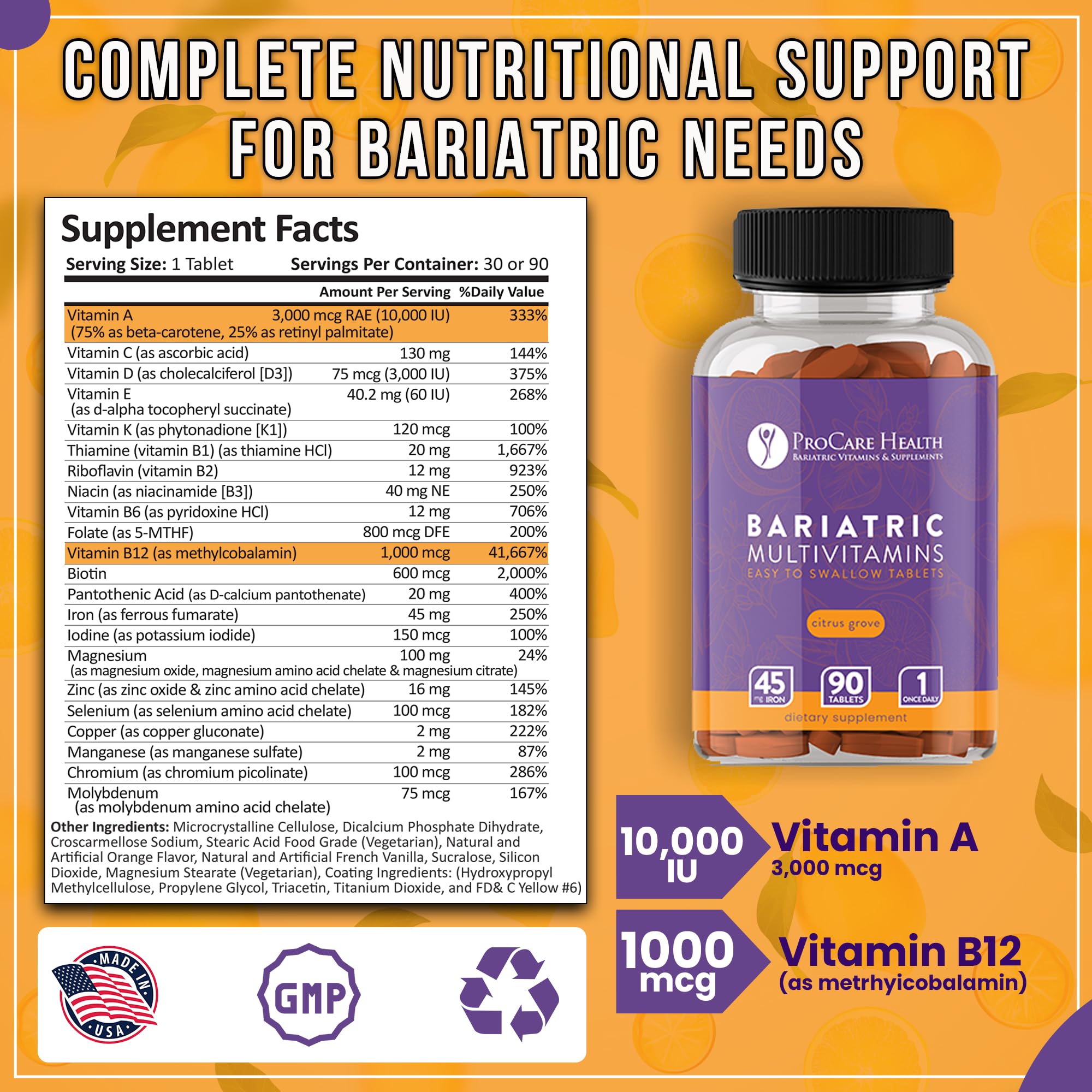 ProCare Health easy-to-swallow tablet supports simple daily routine