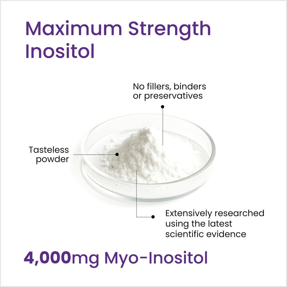 Proceive Myo-Inositol packaging highlighting vegan and gluten-free ingredients for clean labeling.