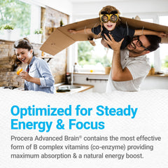 Health graphic featuring Procera Advanced Brain communicates potential long-term brain wellness support.