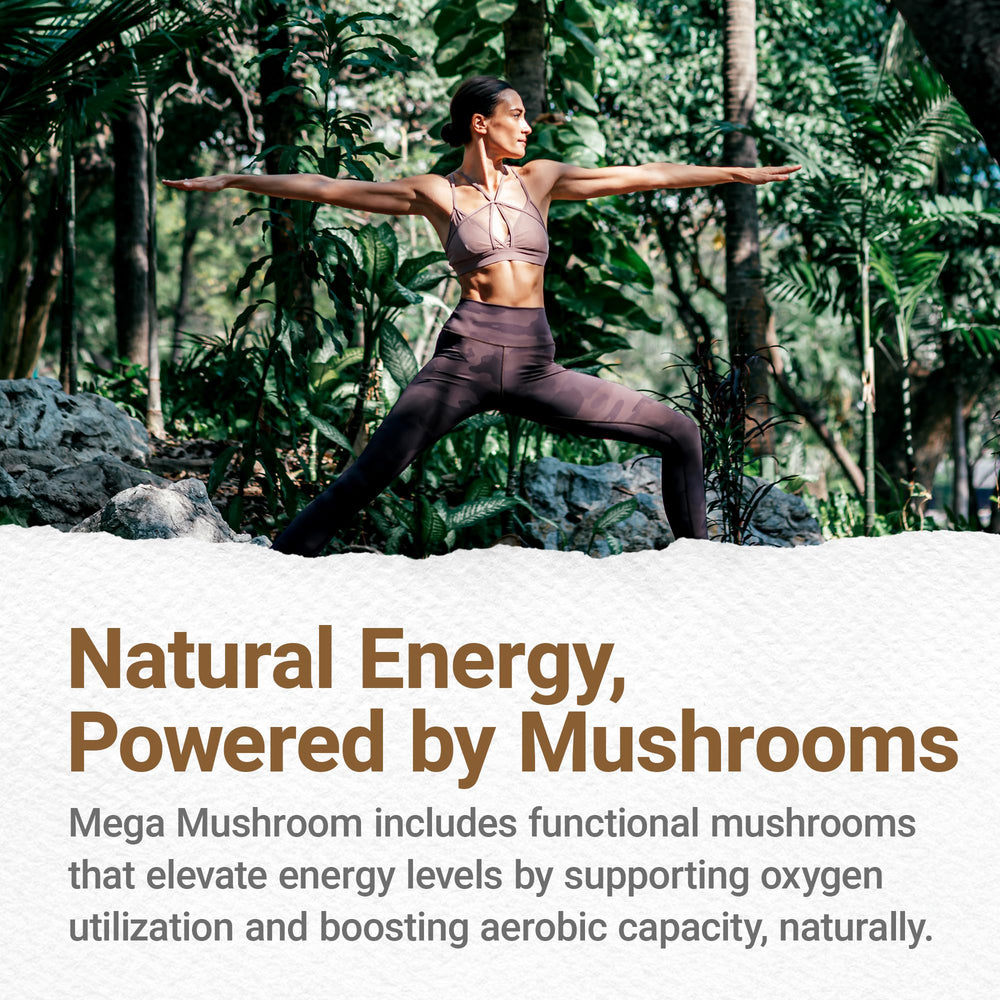 Procera Mega Mushroom detox imagery hints at gentle body renewal support.