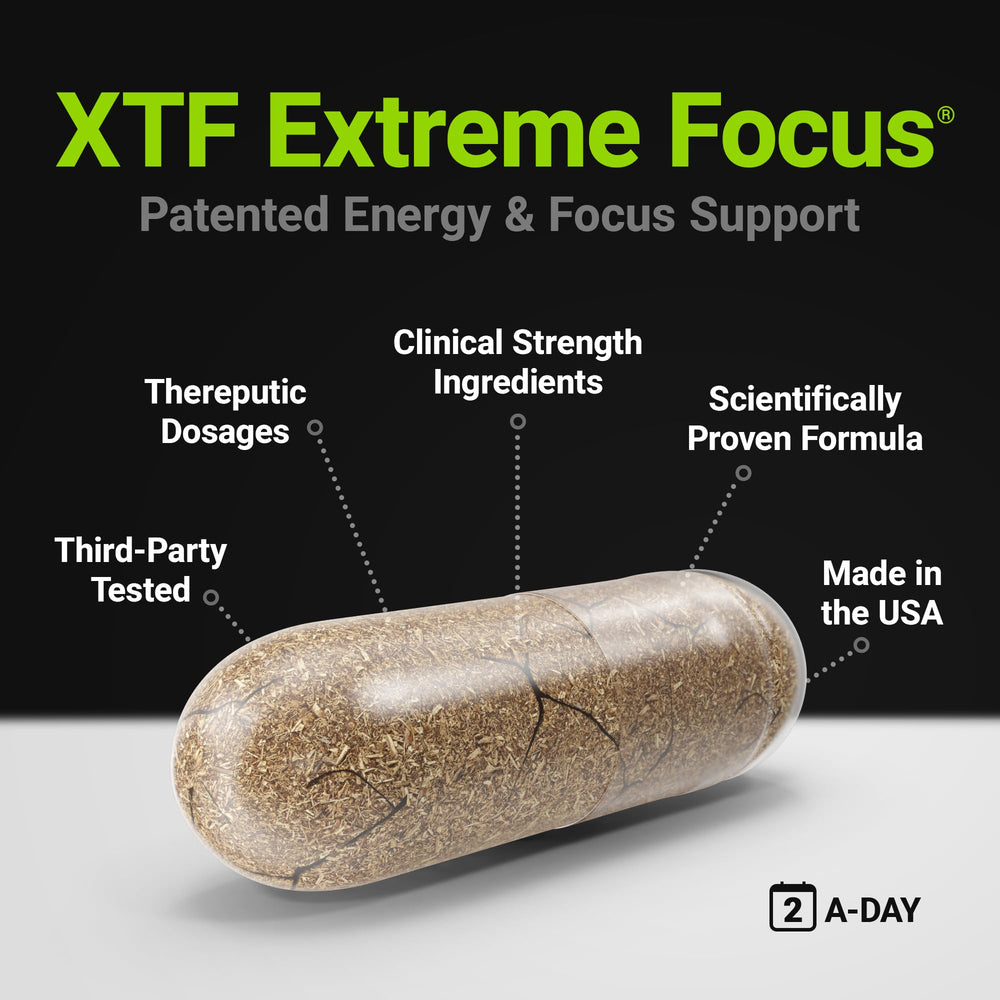 Procera XTF pills arranged for daily focus and memory support.