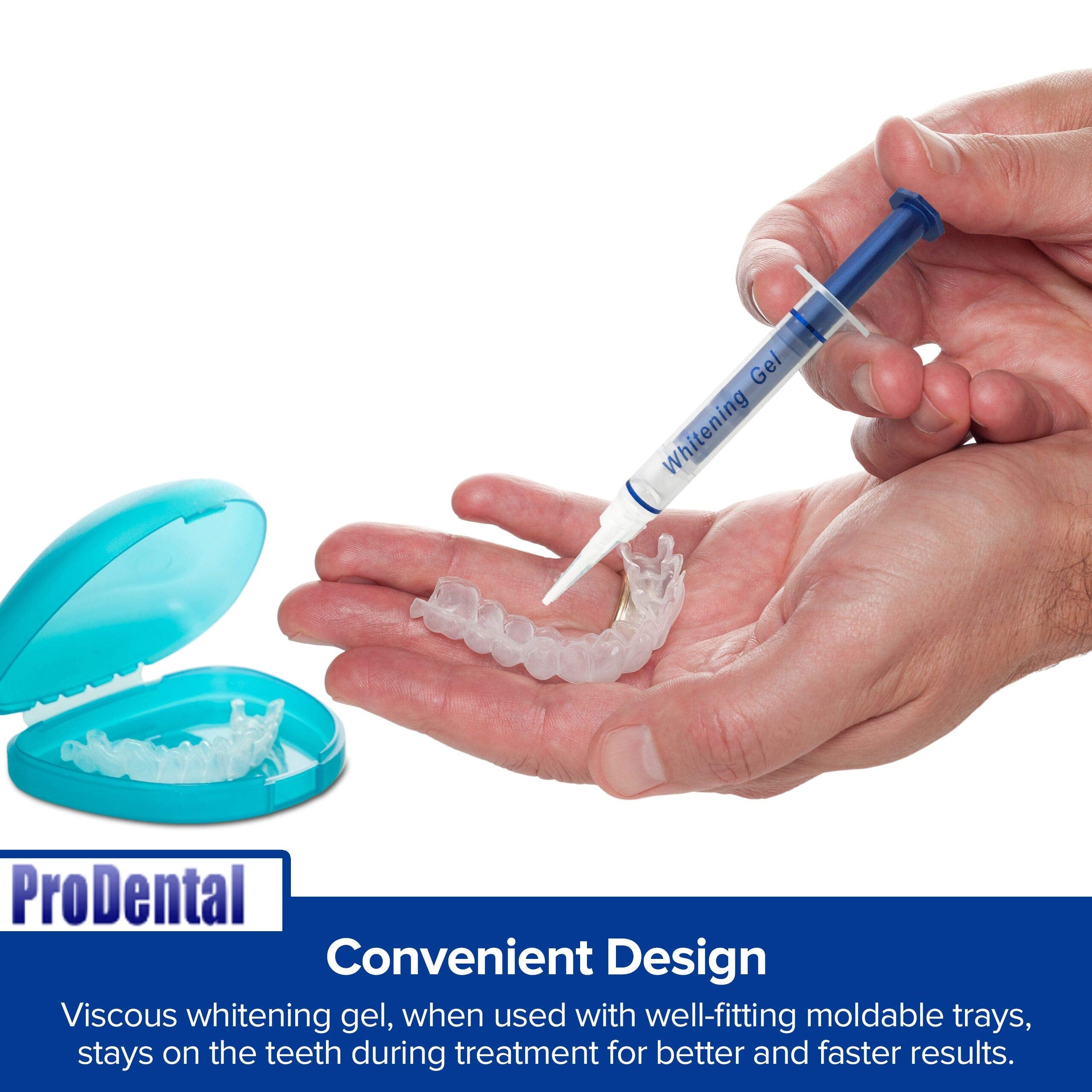 ProDental enamel-safe formula protects teeth and veneers during whitening