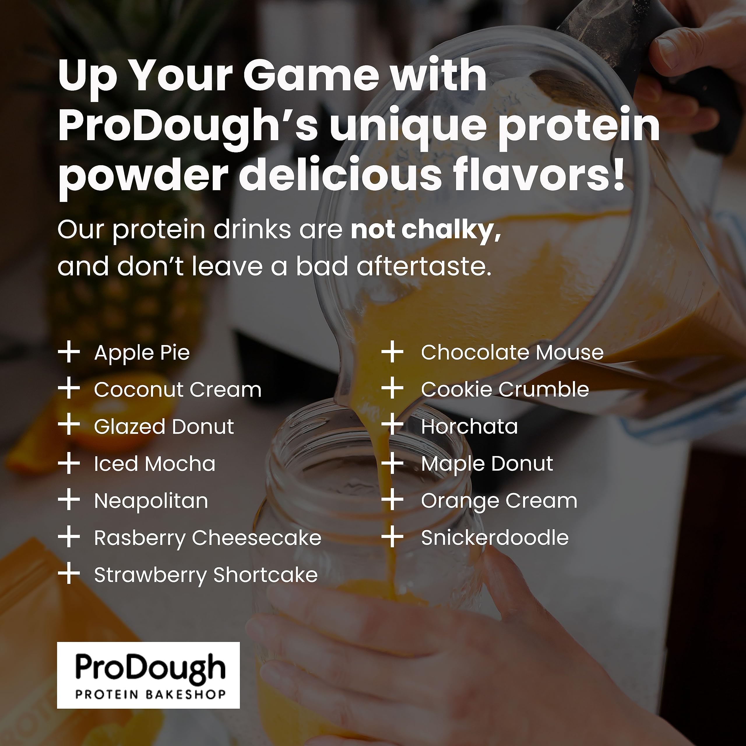 ProDough 20-serving bag – long-lasting protein supply.