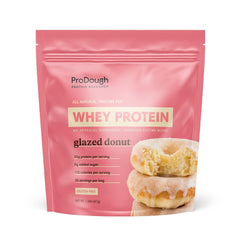 ProDough Gourmet Glazed Donut powder – 25g protein per serving.