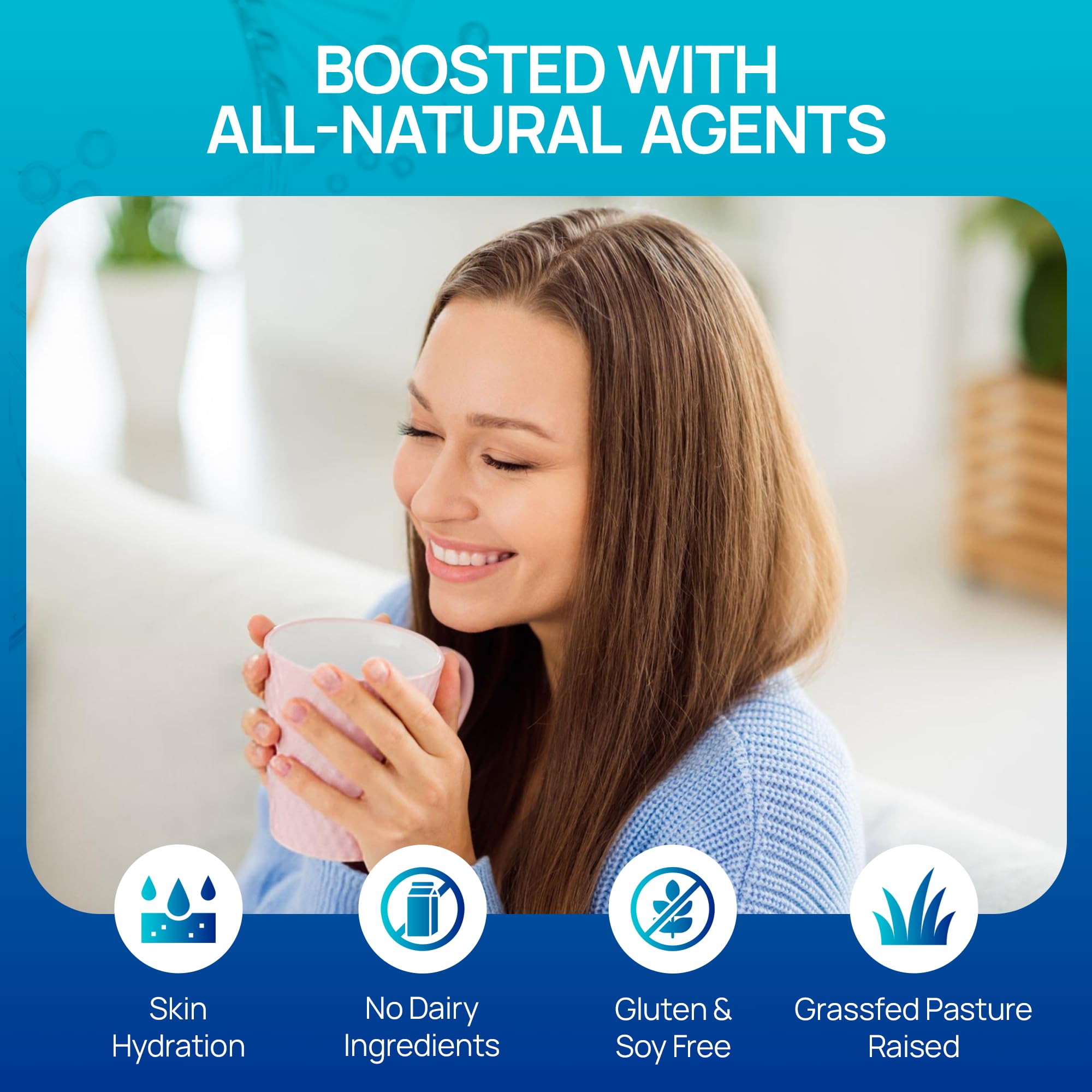 Product Maxx multi-collagen types I-V-X bottle shows comprehensive blend.