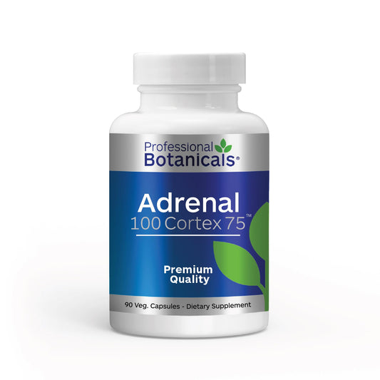 Professional Botanicals Adrenal Cortex 75 bottle front showing natural adrenal support