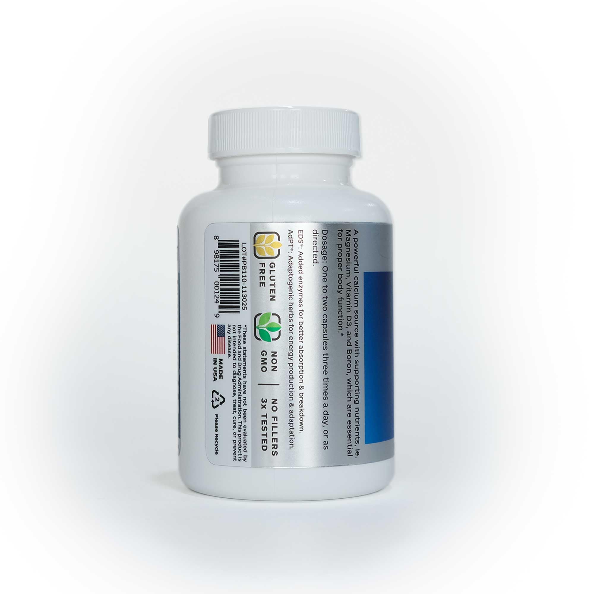Vegan bottle packaging of Professional Botanicals Cal/Mg + Boron