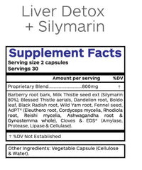 Professional Botanicals Liver Detox capsules for easy daily antioxidant support.