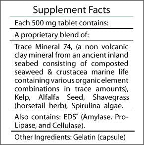 Professional Botanicals Mineral Complex capsules close-up highlighting kelp and spirulina blend for nutritional harmony