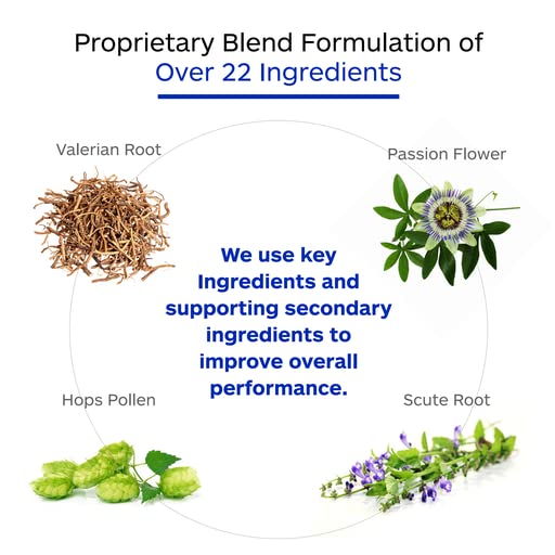 Professional Botanicals Tense-X ingredients blend highlights natural botanicals like hops and passionflower.