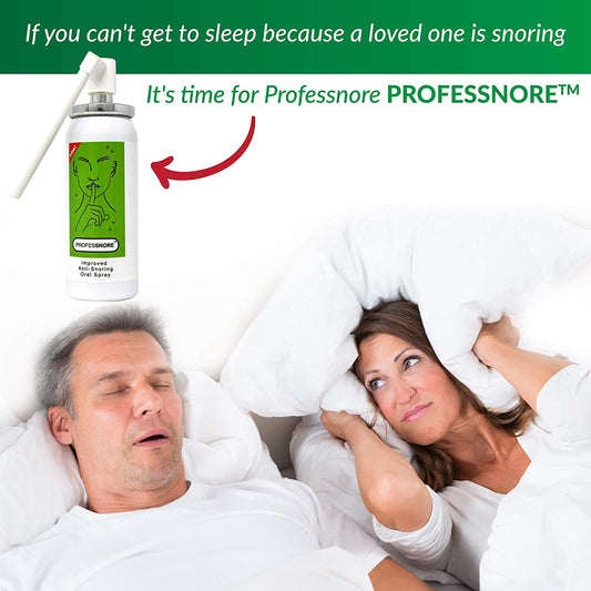 Professnore pump-spray demonstrates easy bedtime application.