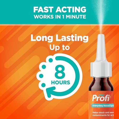 Label highlights six USP ingredients on Profi Everyday Nasal Spray