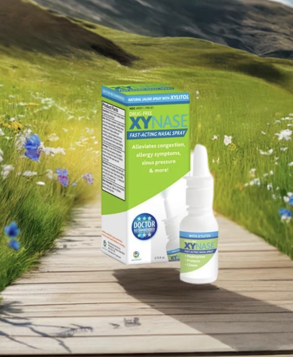 Profounda Xynase travel-size bottle for on-the-go relief