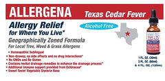 PROGENA Allergena Texas Cedar Fever dropper highlights easy sublingual administration