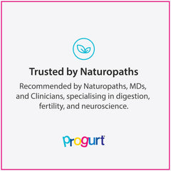 PROGURT Pure vegan allergen-free formulation ideal for sensitive stomachs.