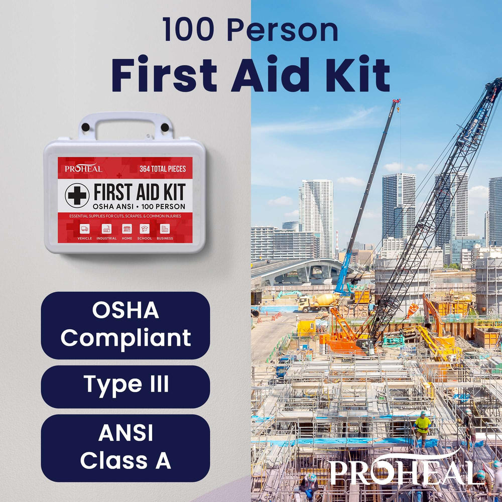 ProHeal 364-piece contents organized for quick workplace responses.