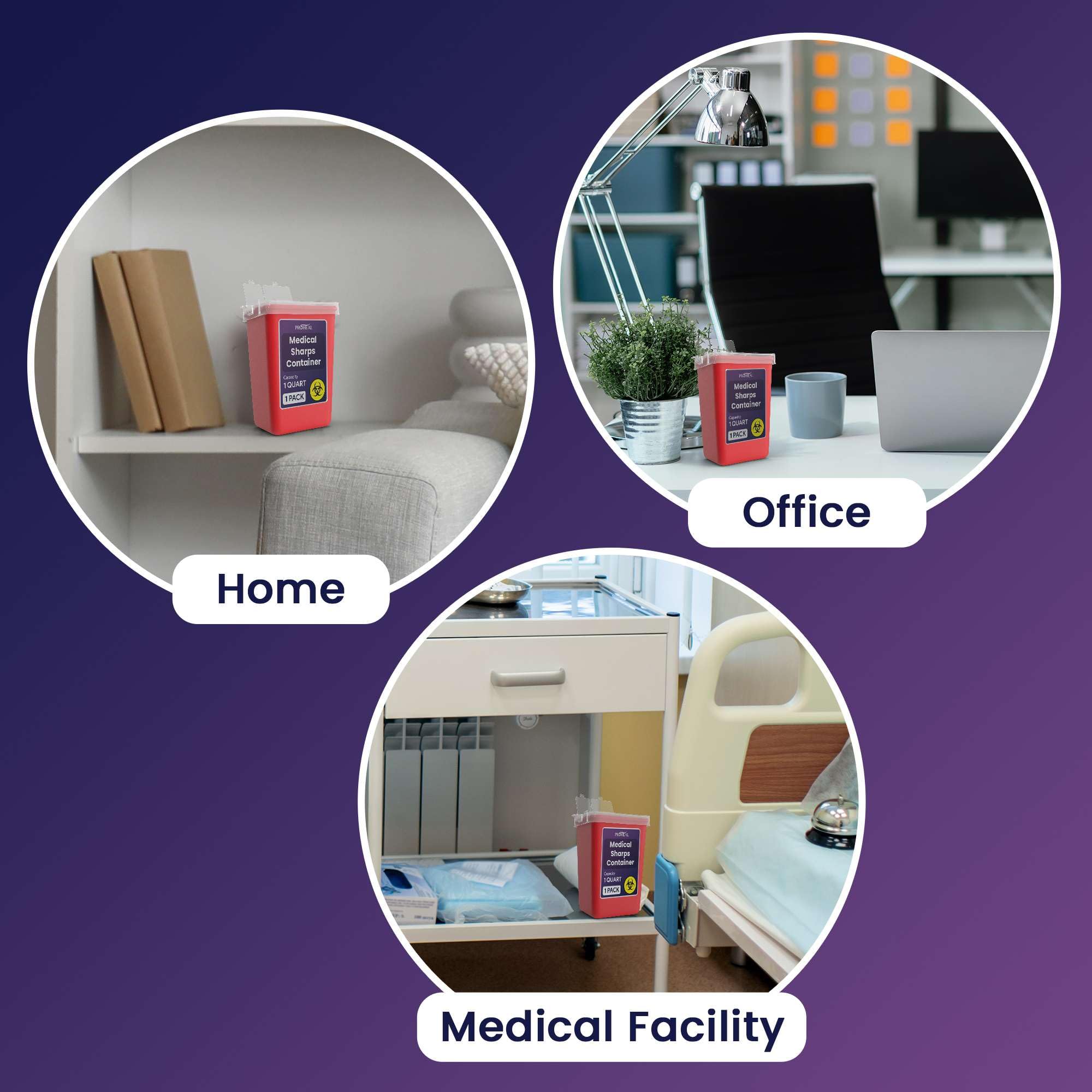 ProHeal single-use containers support convenient, compliant disposal after use.