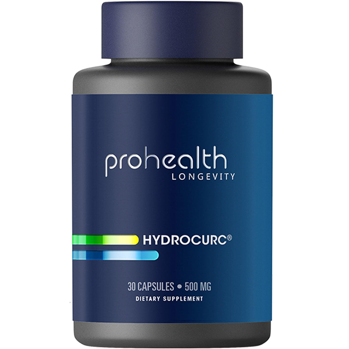 ProHealth HydroCurc bottle front view highlighting convenient daily wellness support.