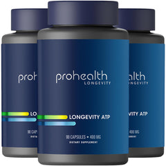 ProHealth Longevity ATP bottle front view for daily energy