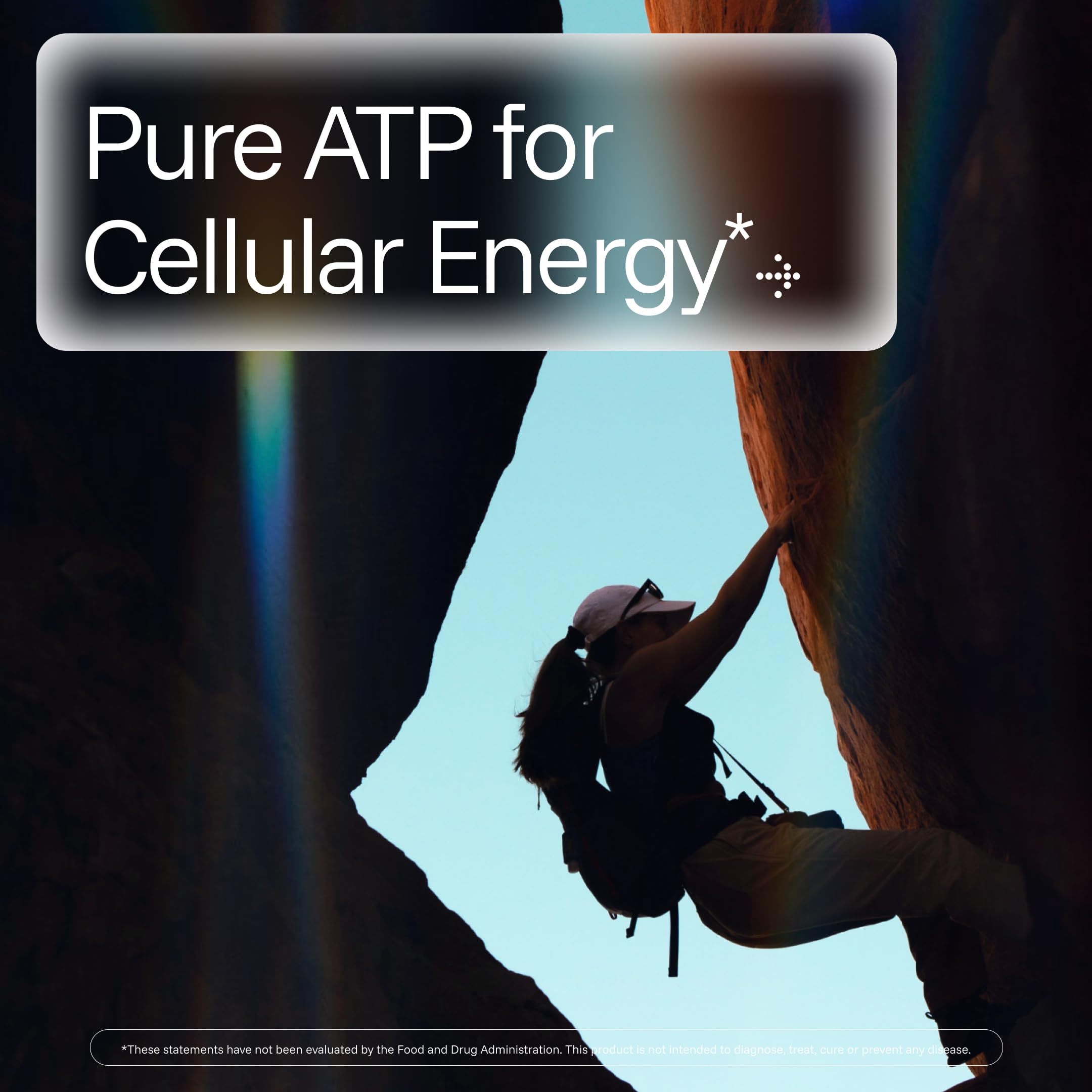 ProHealth Longevity ATP label closeup highlights purity and PeakATP formulation.