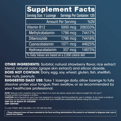 Close-up of ProHealth Longevity B12 lozenges emphasizing methylation support.