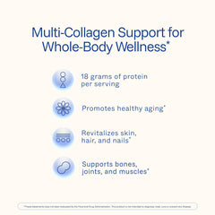 Close-up of the ingredients label on ProHealth Longevity Collagen Complete packaging.