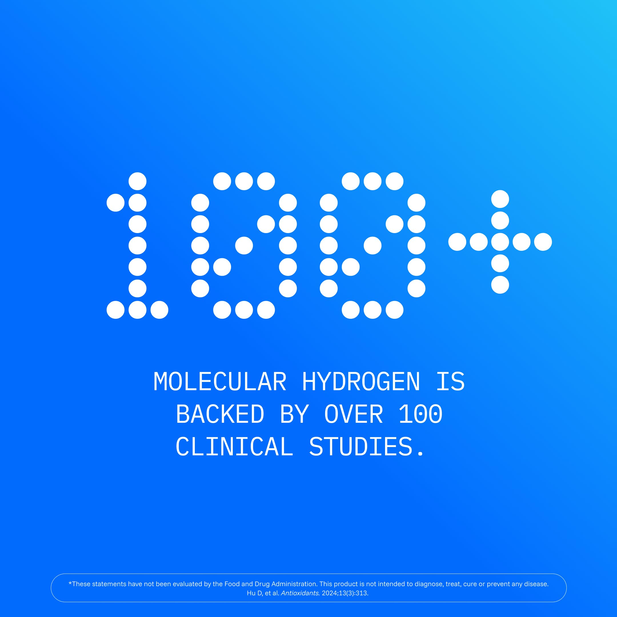 ProHealth Hydrogen Longevity tablets show 12ppm hydrogen concentration