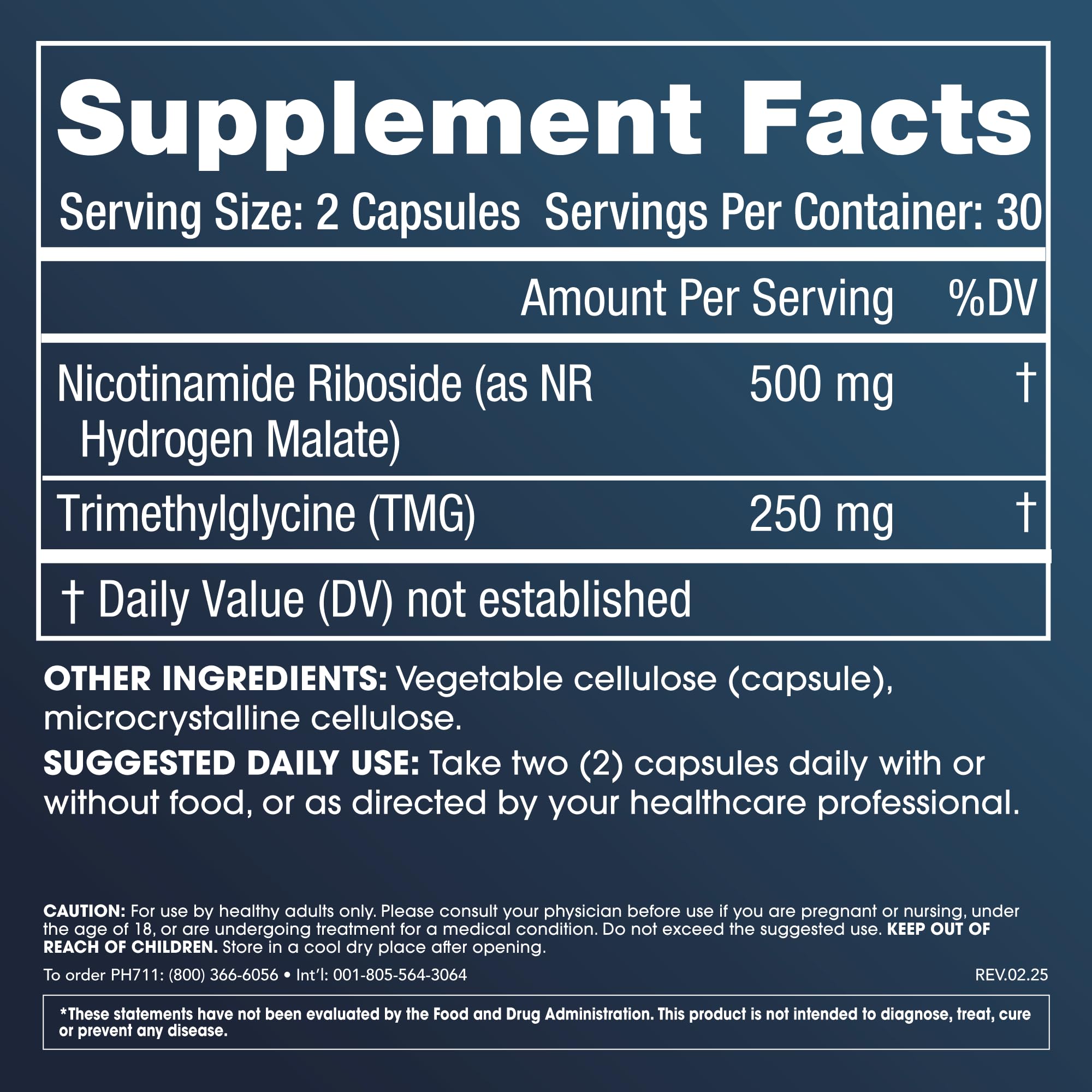 Close-up of ProHealth NR Pro 500 capsules highlighting dosage and label