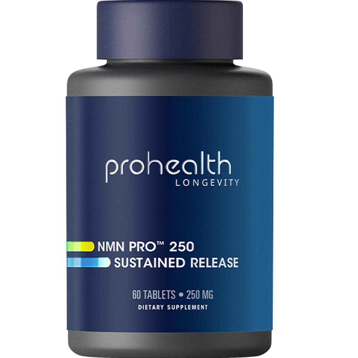 ProHealth NMN Pro 250 bottle on shelf for daily vitality support.