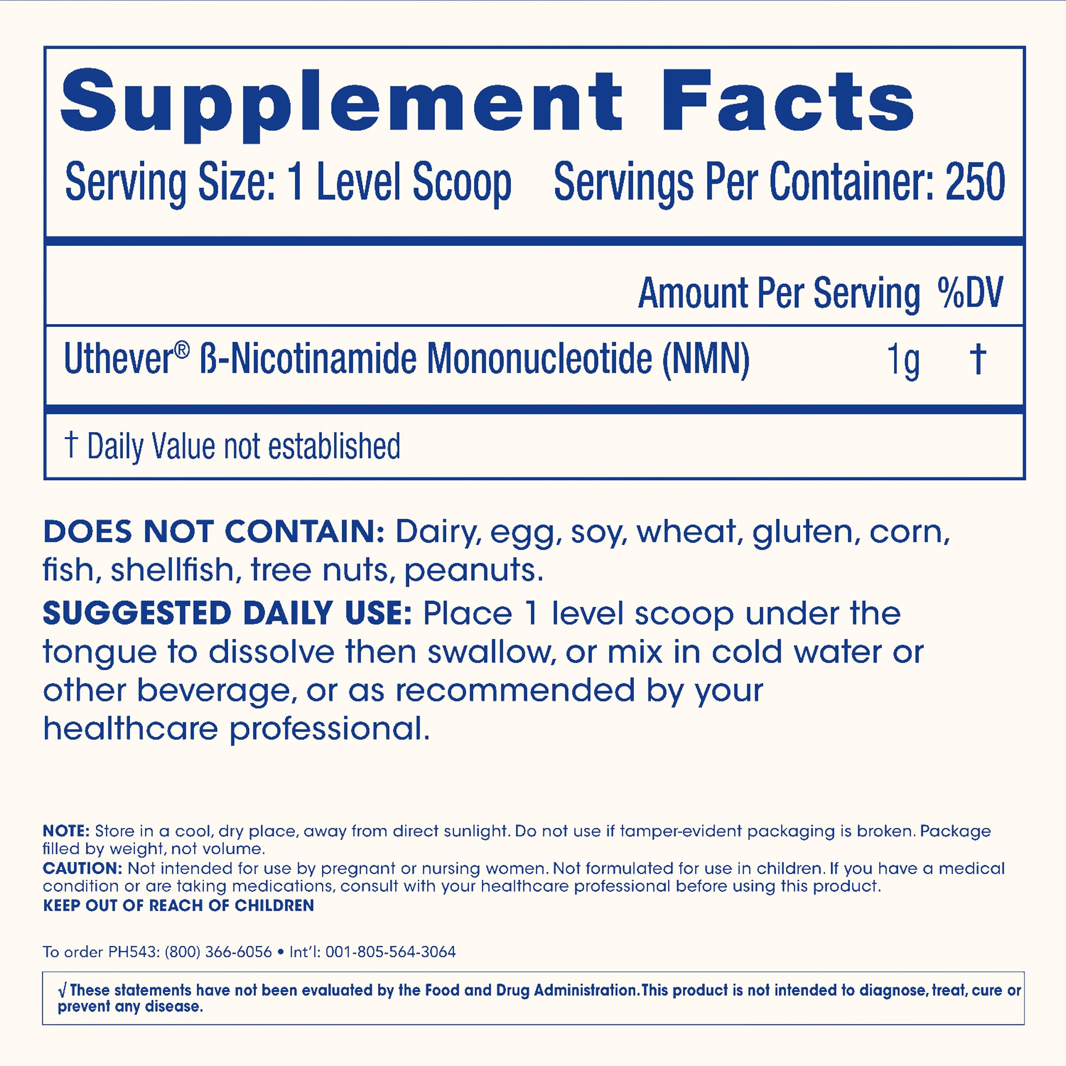 ProHealth NMN Pro Powder Made in USA label on bottle.