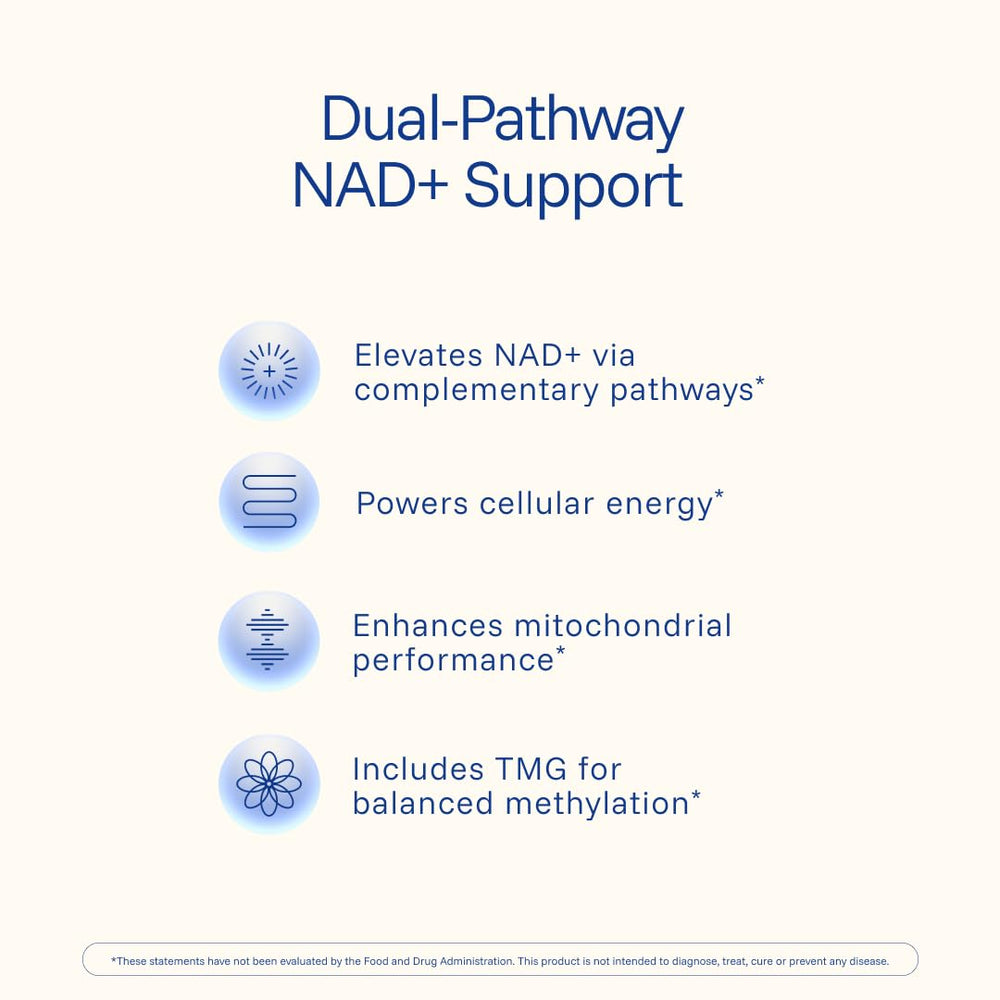 ProHealth NMNR Pro Synergy with TMG ingredient indicates balanced nutrient pairing.