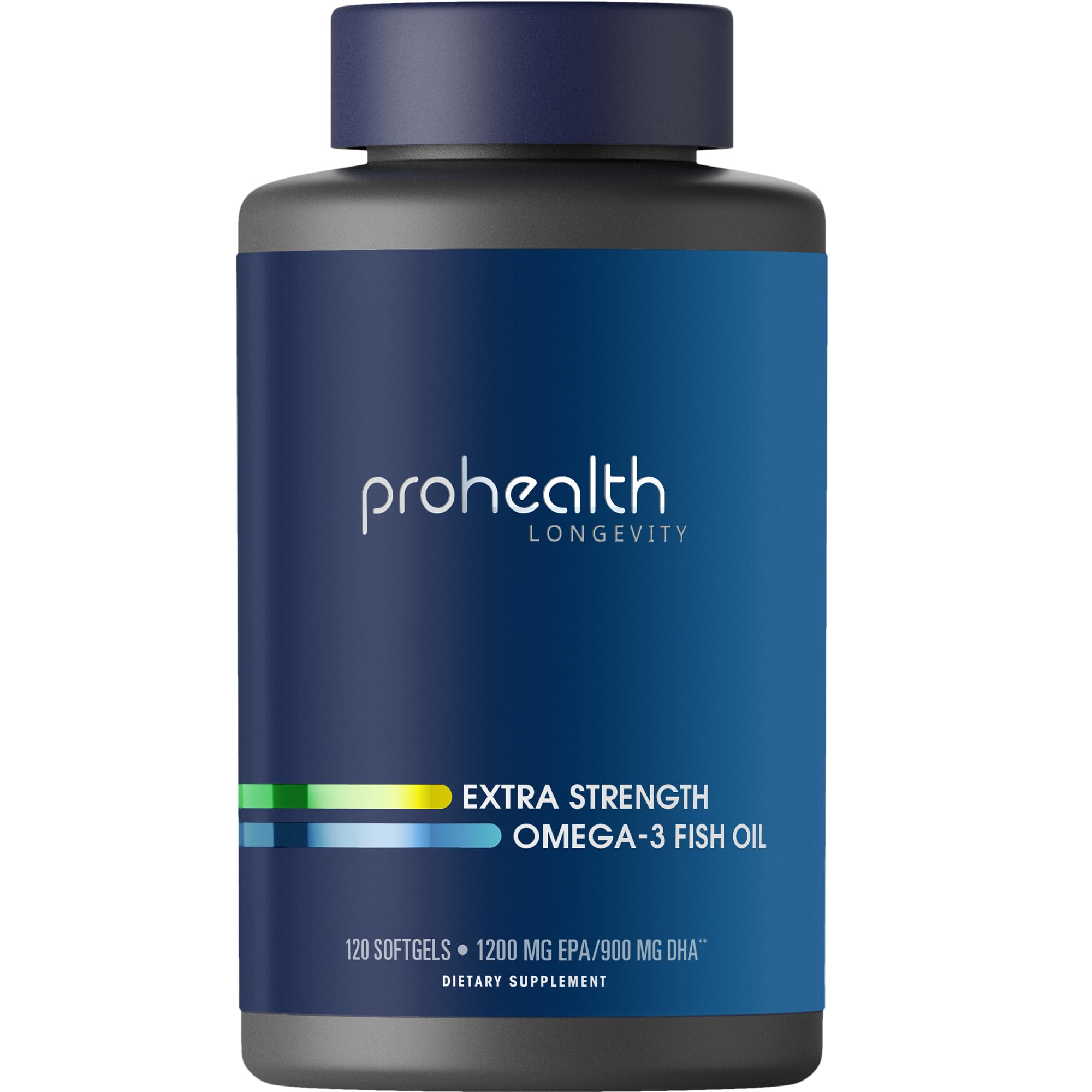 ProHealth Omega-3 bottle front view highlighting high potency EPA and DHA