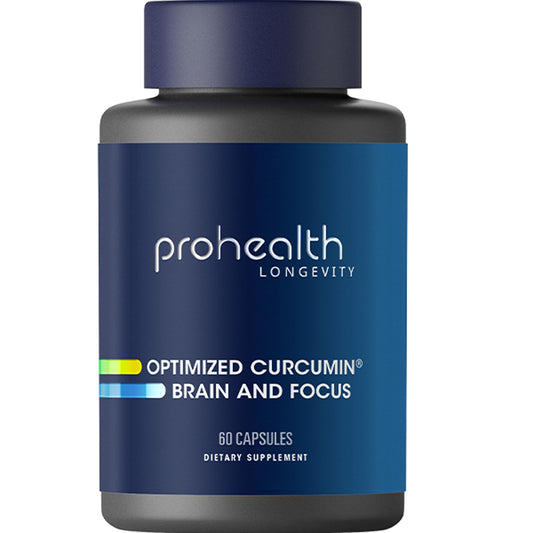 ProHealth Optimized Curcumin bottle for daily mental clarity and focus