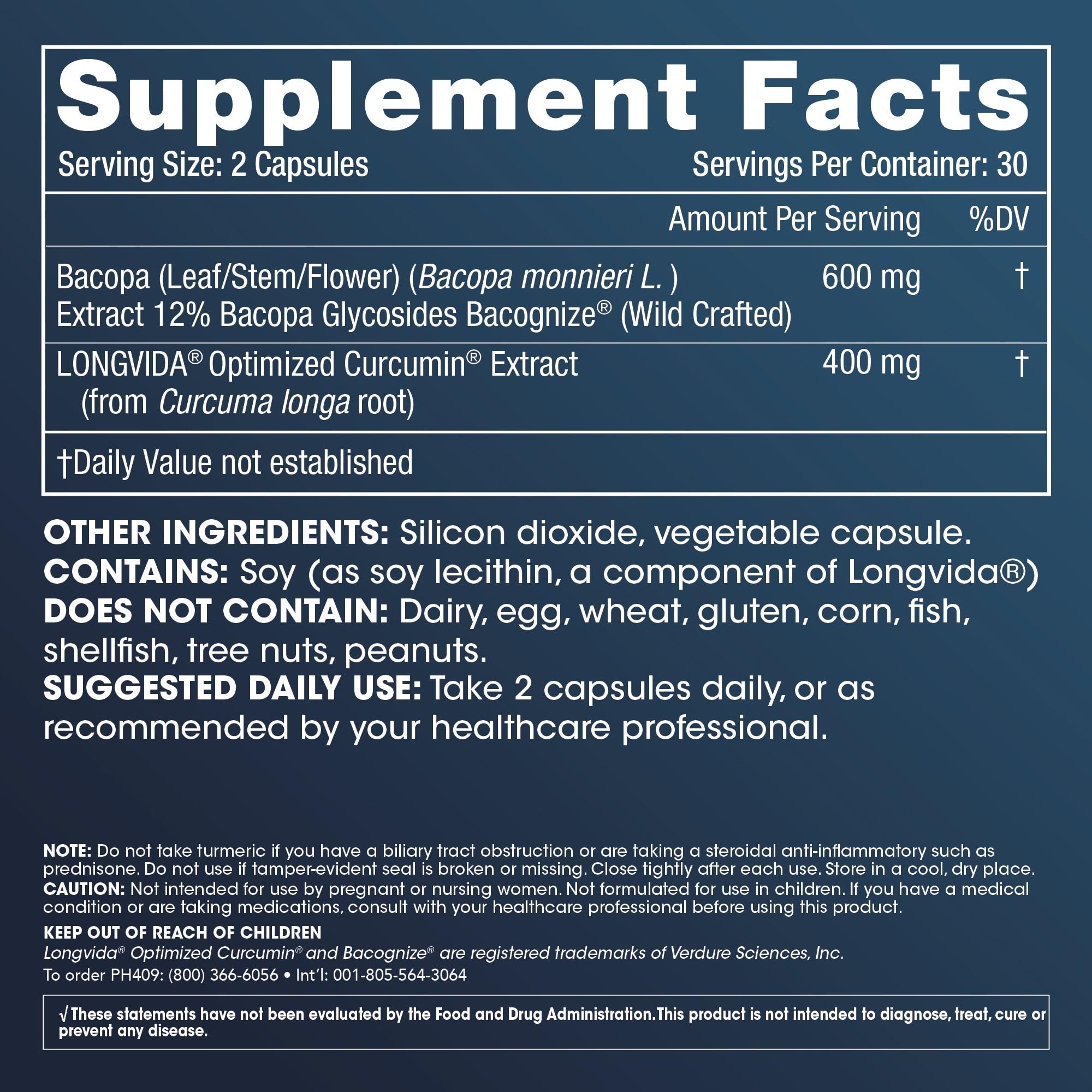 ProHealth Optimized Curcumin capsules closeup for easy daily use and focus