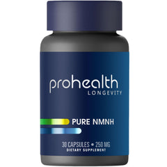 ProHealth Pure NMNH 250 mg bottle shown for NAD+ support in daily routines