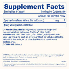 GMP-certified seal beside ProHealth Pure Spermidine packaging