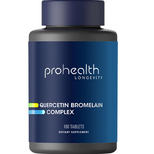 ProHealth Quercetin and Bromelain Complex bottle front view for allergy support