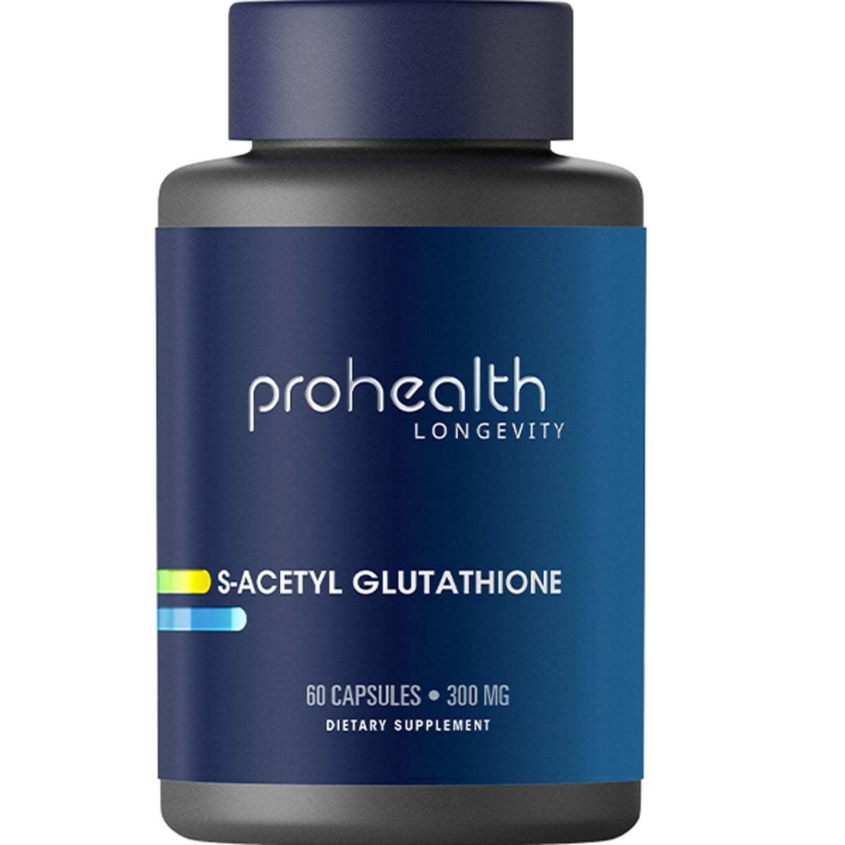 ProHealth S-Acetyl Glutathione Emothion bottle pour highlighting stability and antioxidant support
