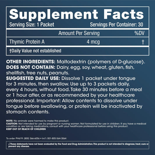 ProHealth ThymusPro sublingual powder for fast, convenient absorption.