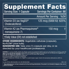 ProHealth D3 + K2 capsules close-up showing texture for daily immune support.