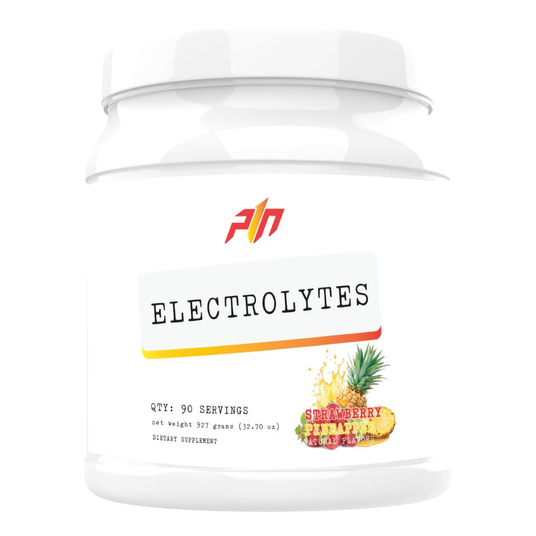 Project #1 Electrolyte Powder bottle for hydration with lemon lime flavor and performance support.